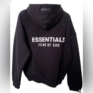 FEAR OF GOD ESSENTIALS Hoodie - Black - Size Small - NWT